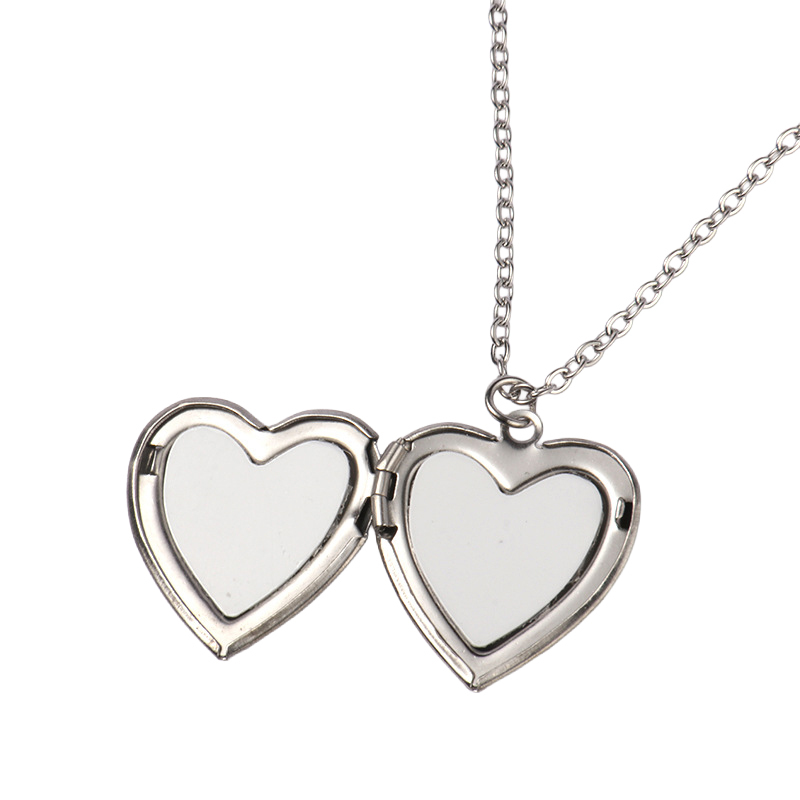 Sublimation Necklace Blanks Wholesale Heart & Round Shape Necklace