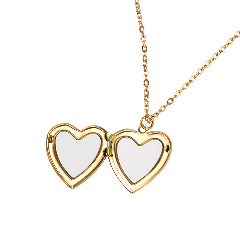 Sublimation Necklace Blanks Wholesale Heart & Round Shape Necklace