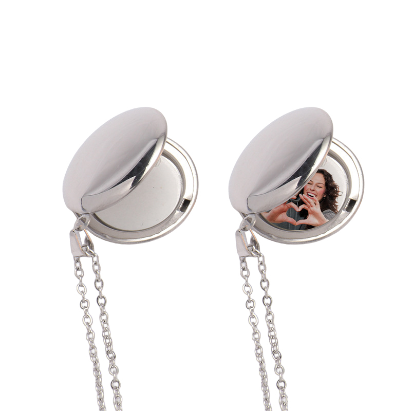 Sublimation Necklace Blanks Wholesale Heart & Round Shape Necklace