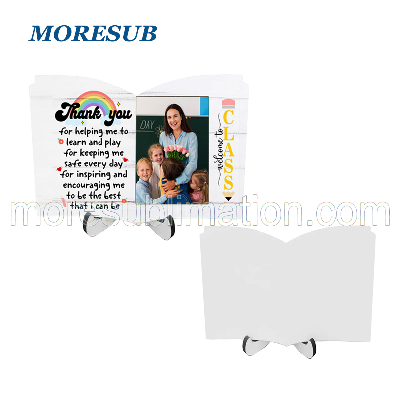 Sublimation Book Shape Photo Frame Blanks Wholesale Photo Panel