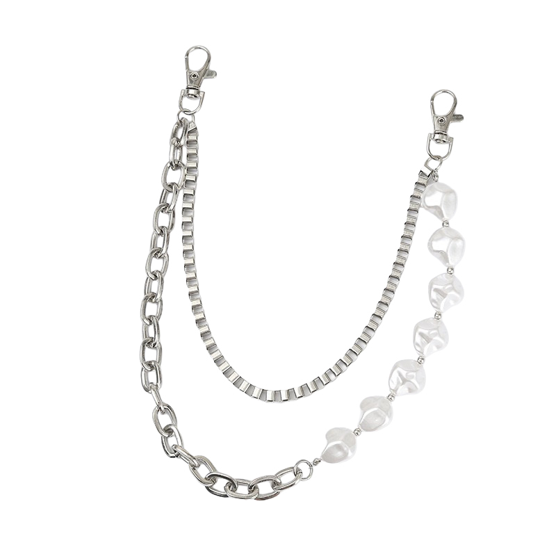 Metal Chain Pearl Trouser Chain Bag Chain