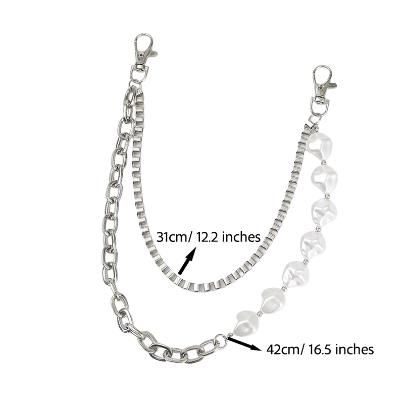 Metal Chain Pearl Trouser Chain Bag Chain