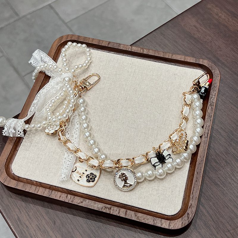Stylish Cherry Bow Handbag Chain