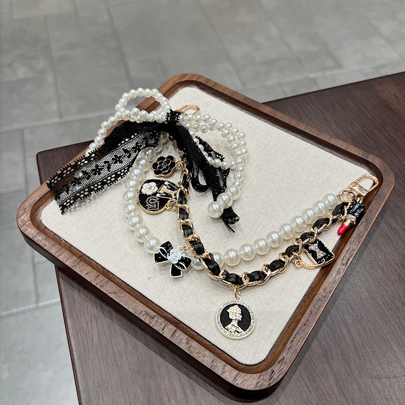 Stylish Cherry Bow Handbag Chain