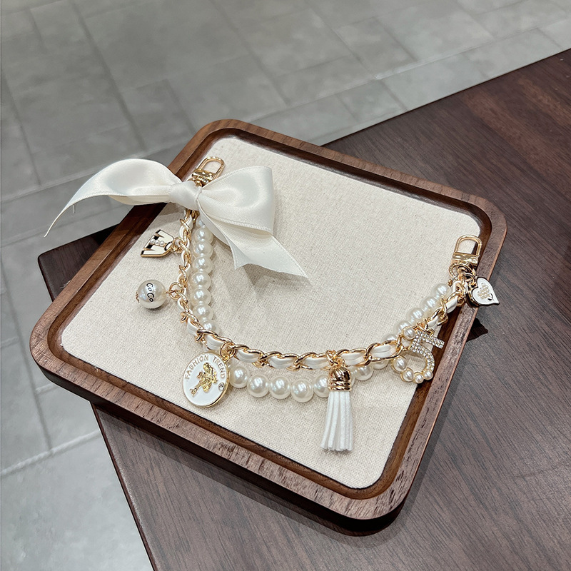 Stylish Cherry Bow Handbag Chain