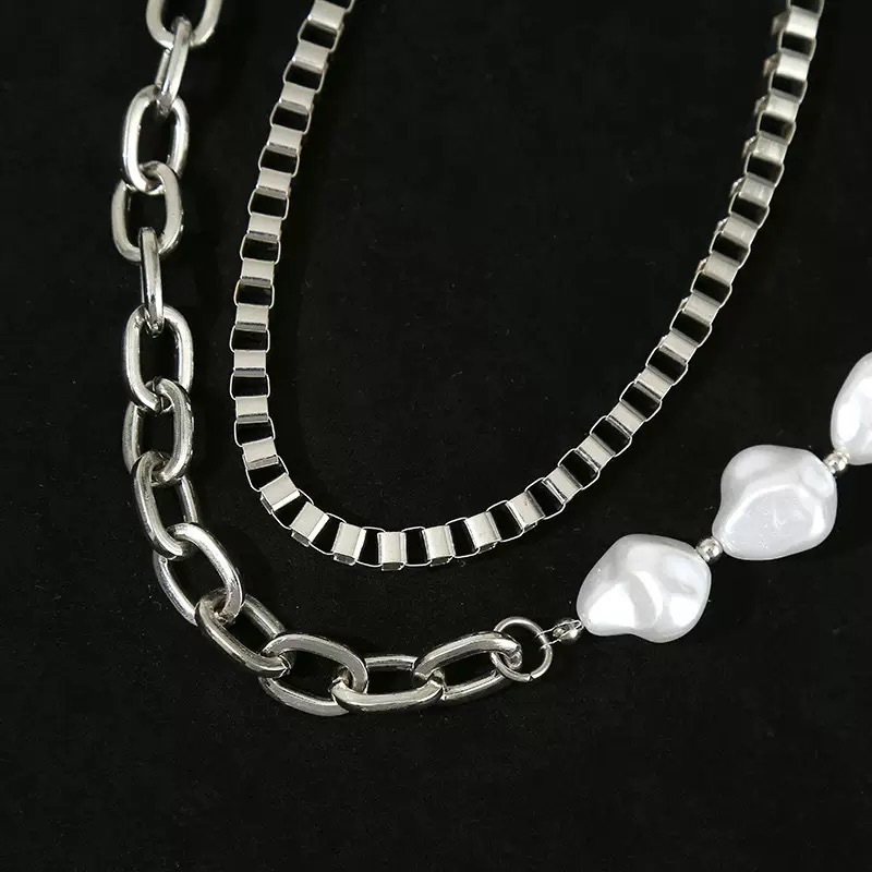 Metal Chain Pearl Trouser Chain Bag Chain