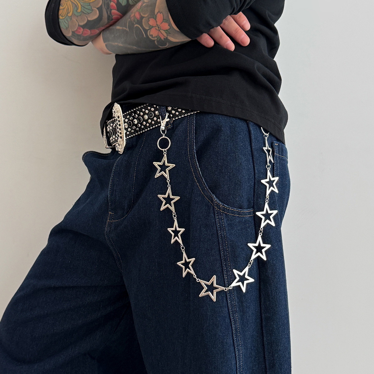 Large Five-pointed Star Pants Chain Bag Chain
