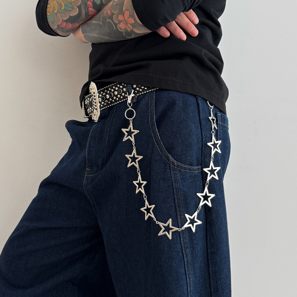 Large Five-pointed Star Pants Chain Bag Chain
