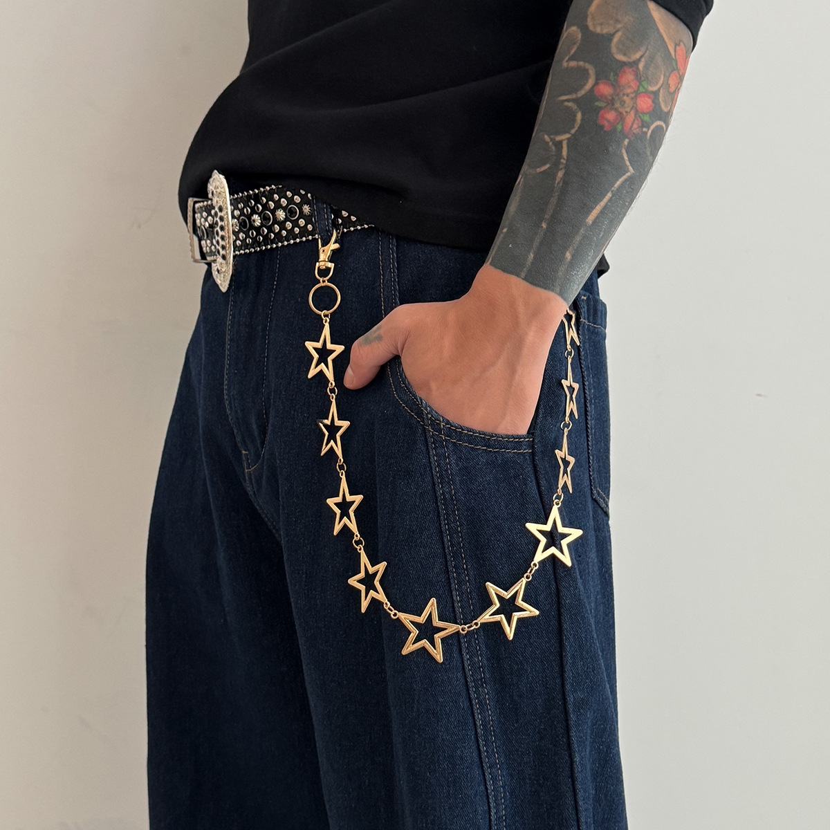 Large Five-pointed Star Pants Chain Bag Chain