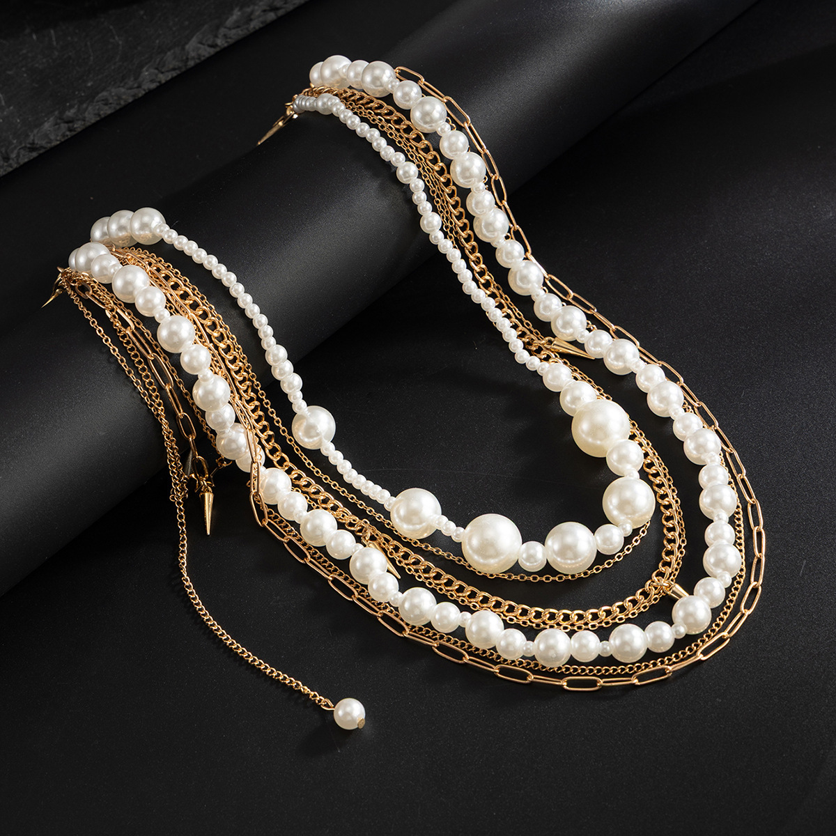 Pearl Chain Stacked Trouser Chain Wallet Chain Bag Chain