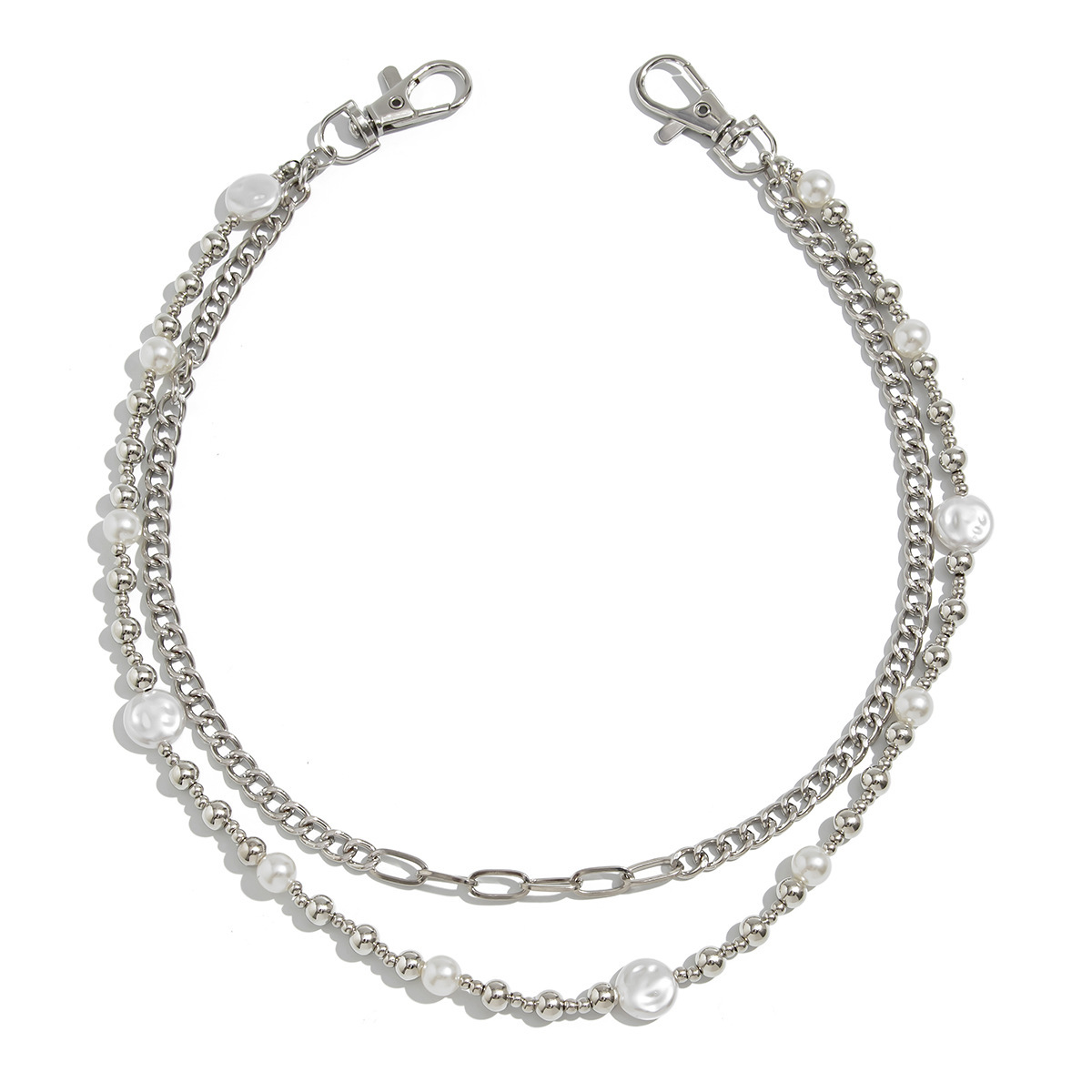 Bag Chain Pearl-trimmed Trouser Chain