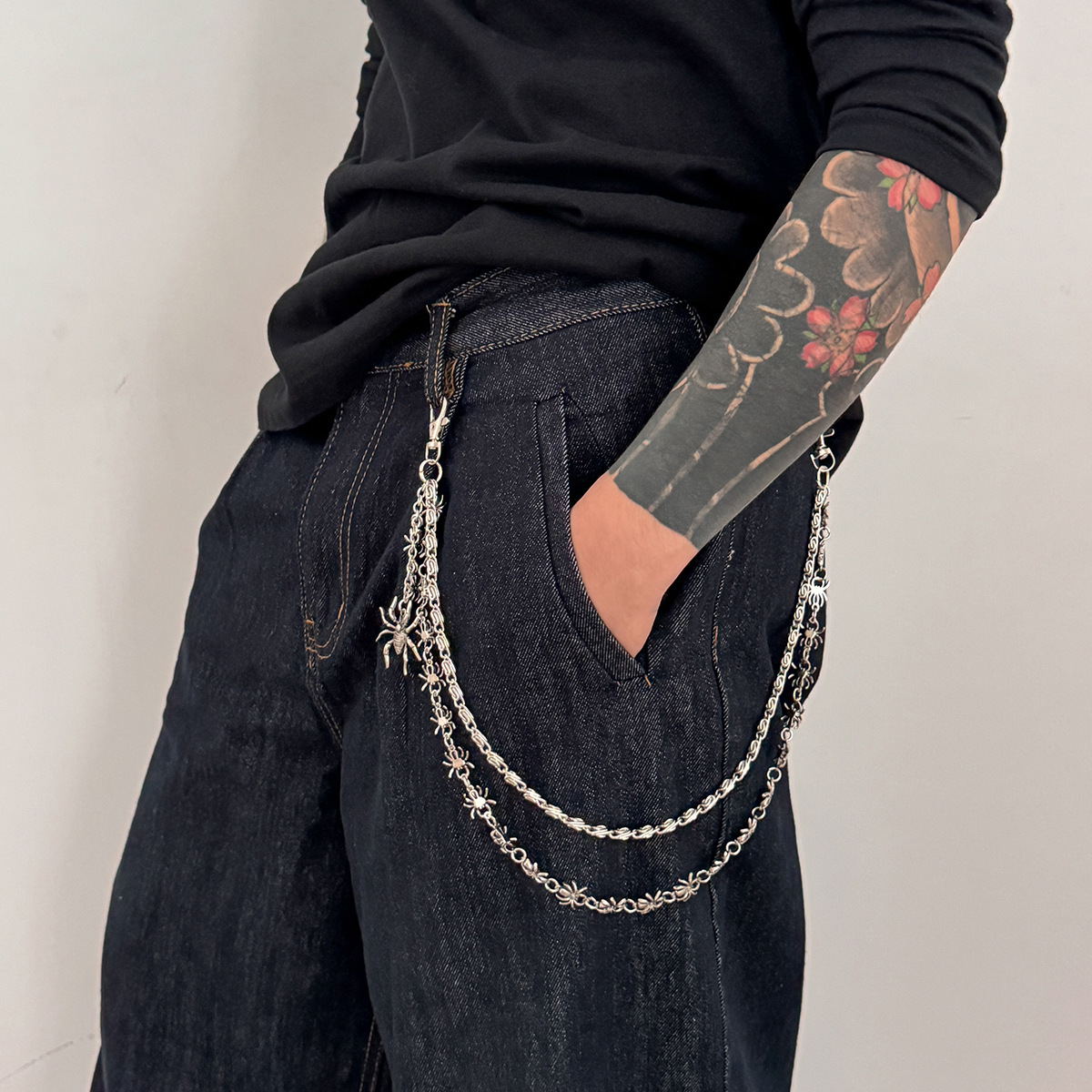 Spider Chain Pants Chain Bag Chain