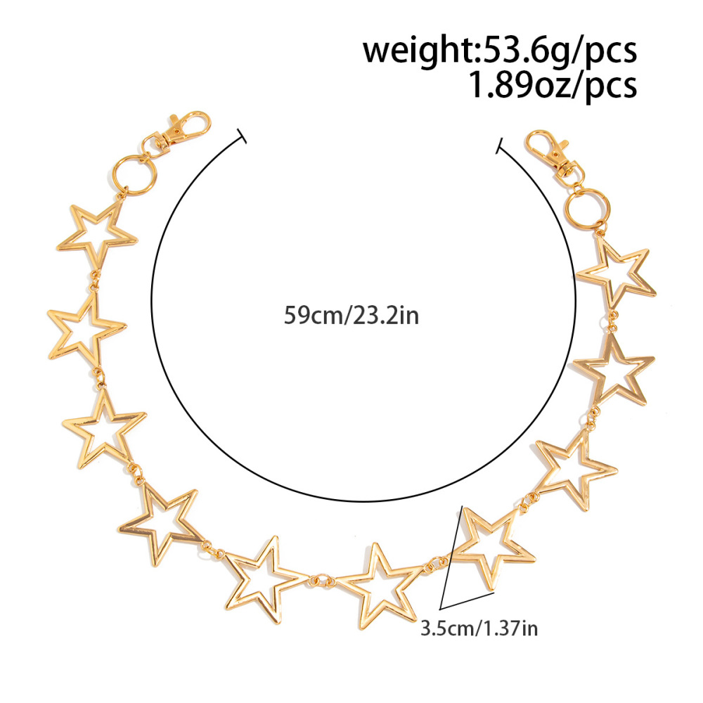 Large Five-pointed Star Pants Chain Bag Chain