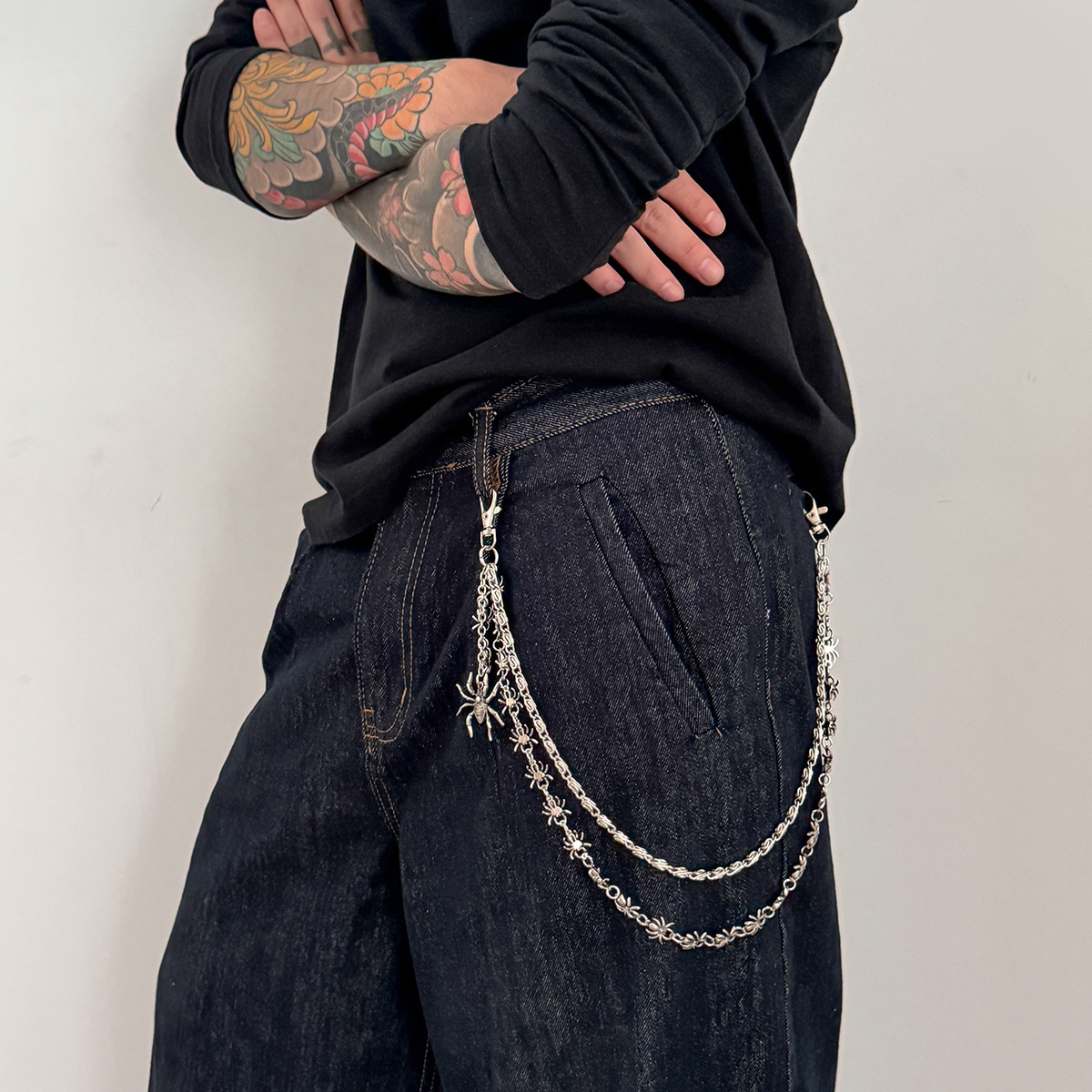 Spider Chain Pants Chain Bag Chain