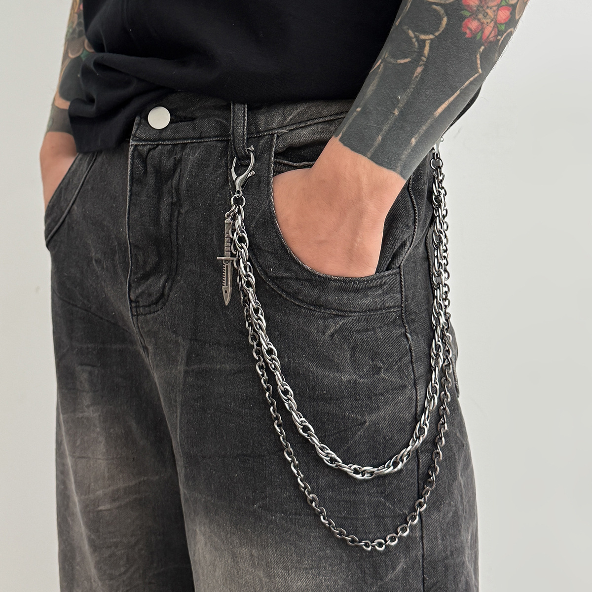 Dagger Accessory Trouser Chain Bag Chain Pants Chain