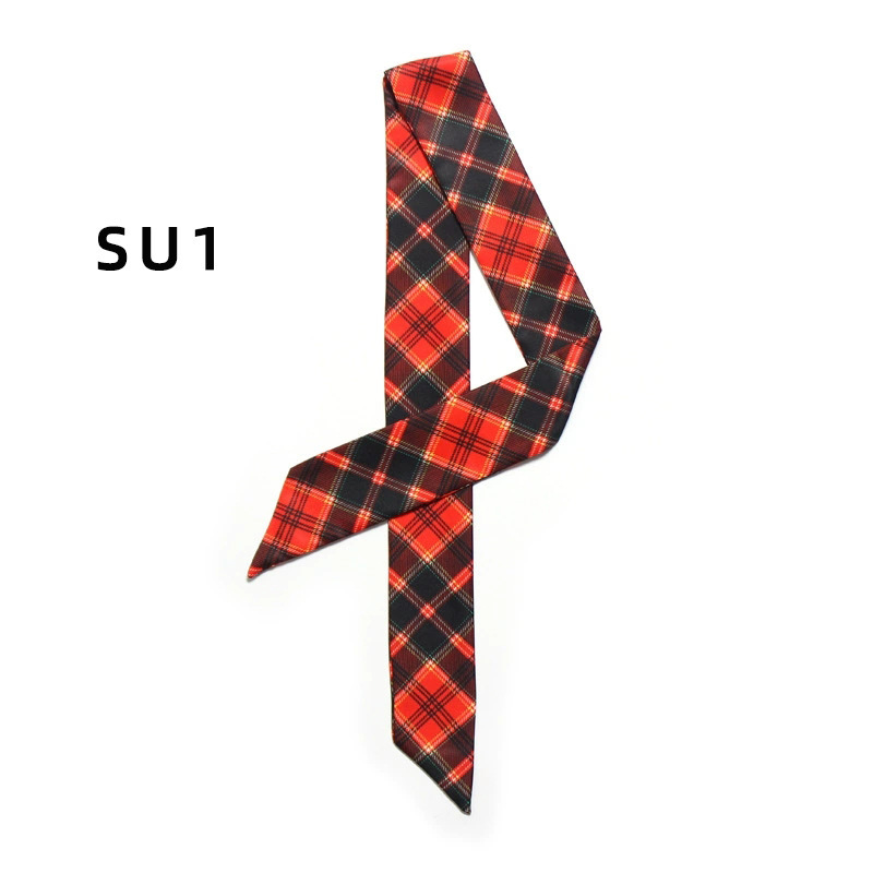 Checkered Scarf For Women Bag Scarves