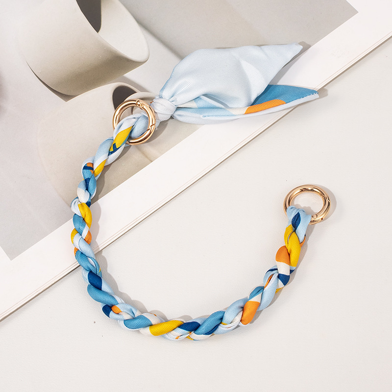 Silk Scarf Bag Chain