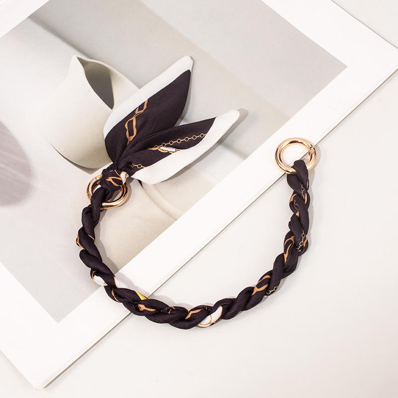 Silk Scarf Bag Chain