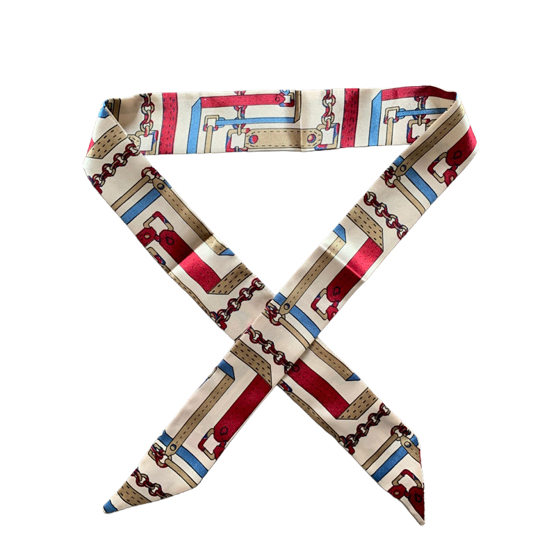 Bag Scarves Small Ribbon Decoration Ladies Scarf