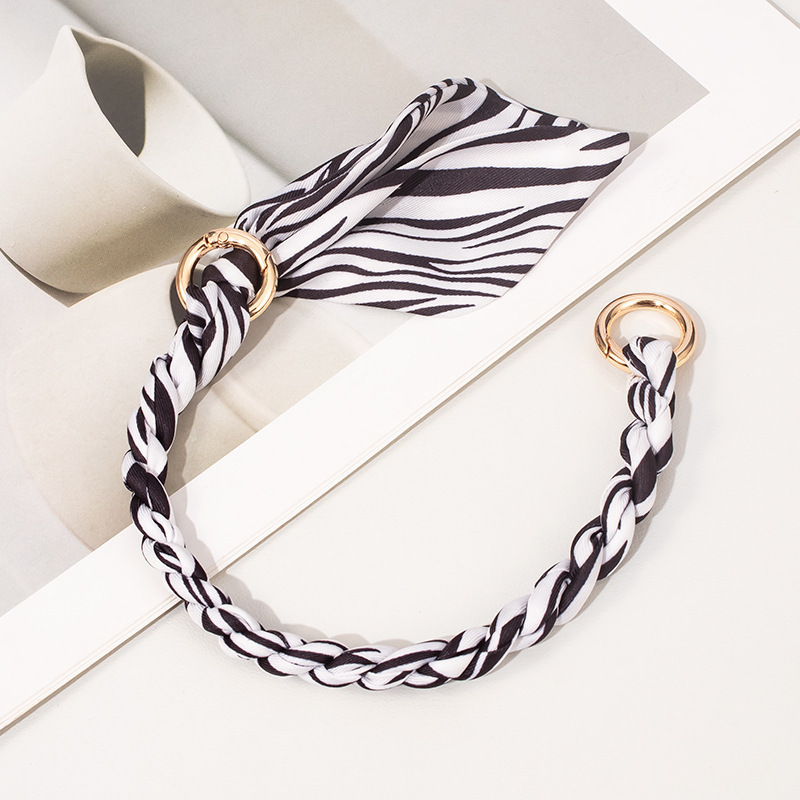 Silk Scarf Bag Chain