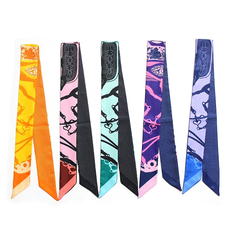 Long Silk Scarf Bag Scarves