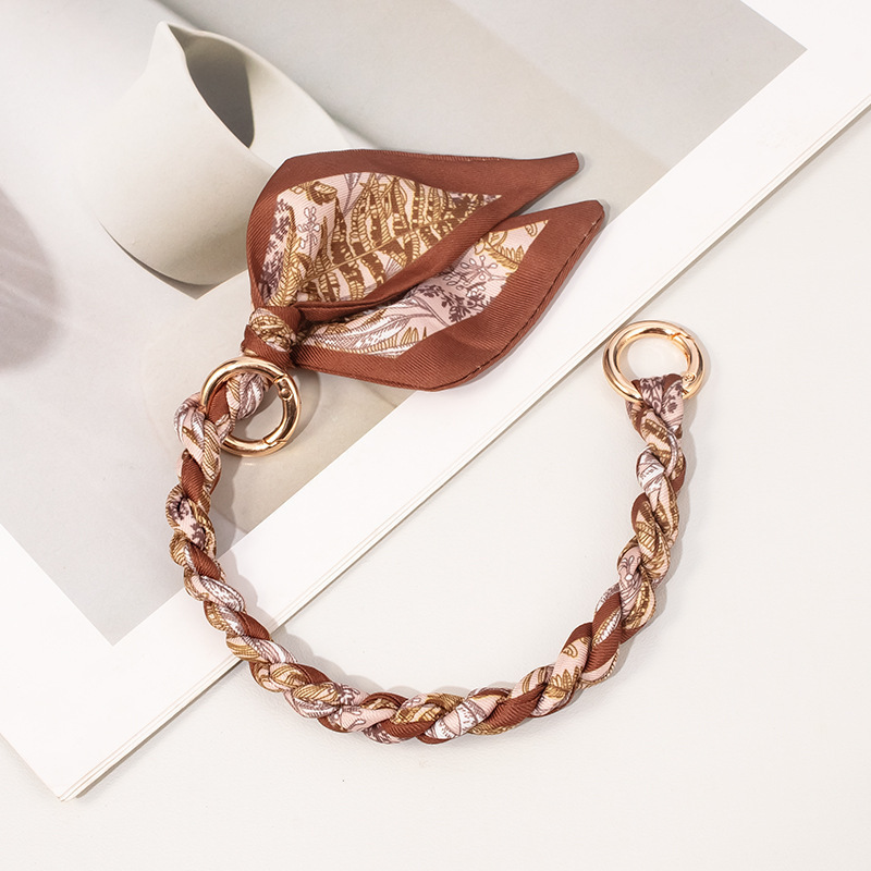 Silk Scarf Bag Chain