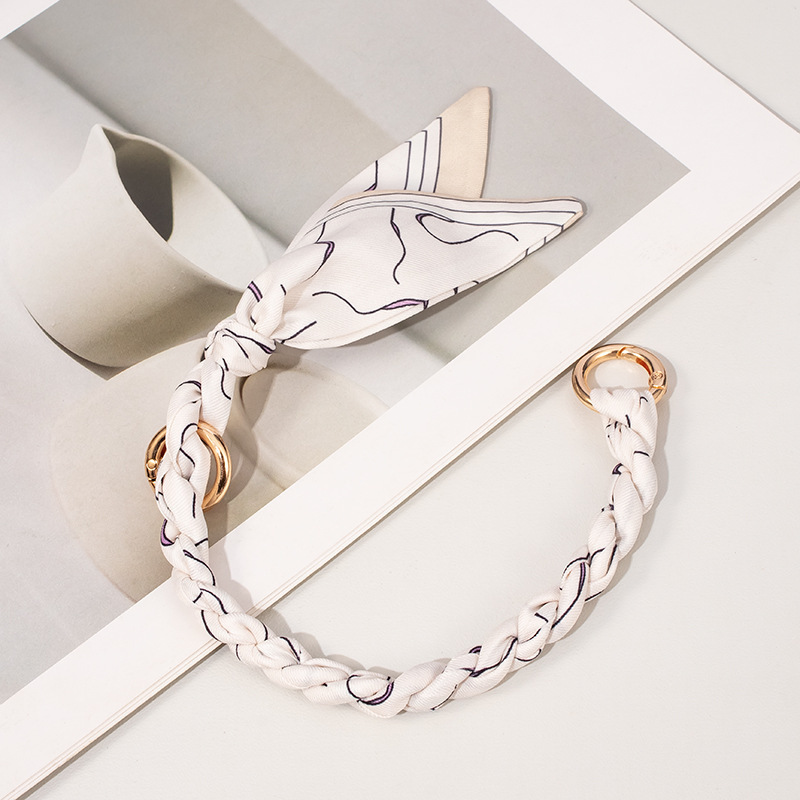 Silk Scarf Bag Chain