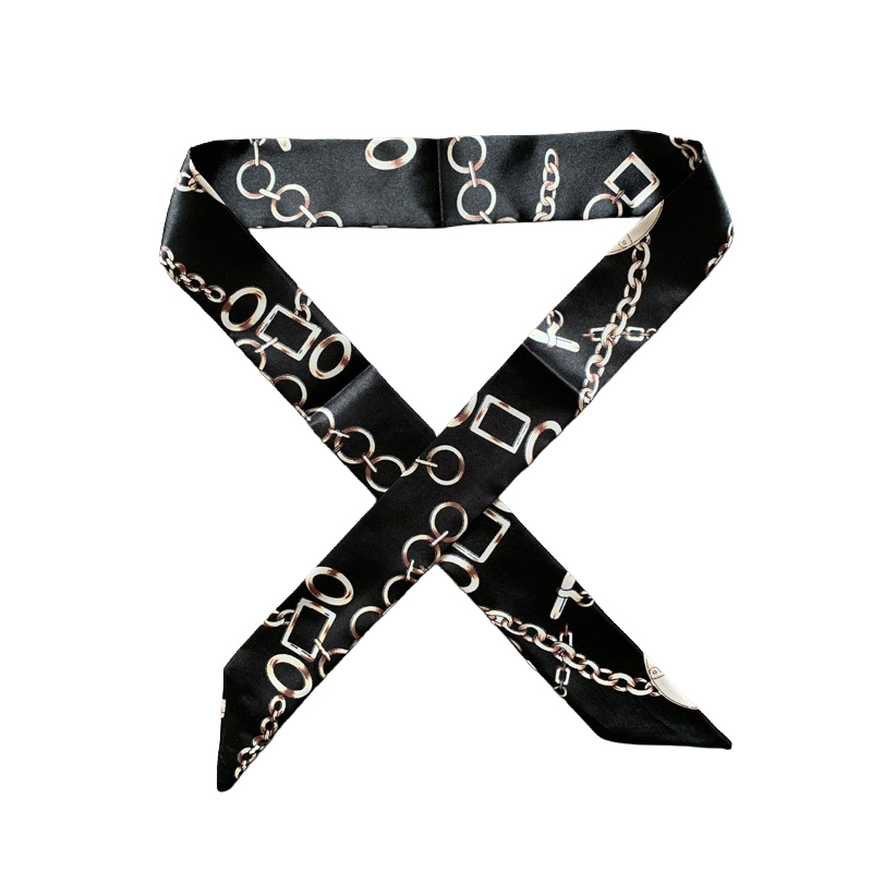 Bag Scarves Small Ribbon Decoration Ladies Scarf
