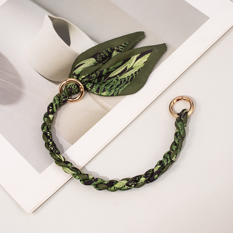 Silk Scarf Bag Chain
