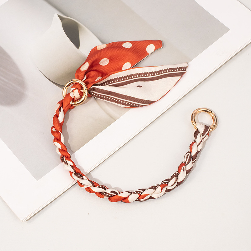 Silk Scarf Bag Chain
