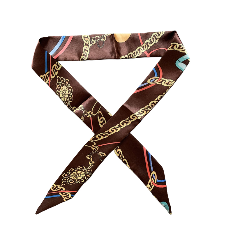 Bag Scarves Small Ribbon Decoration Ladies Scarf