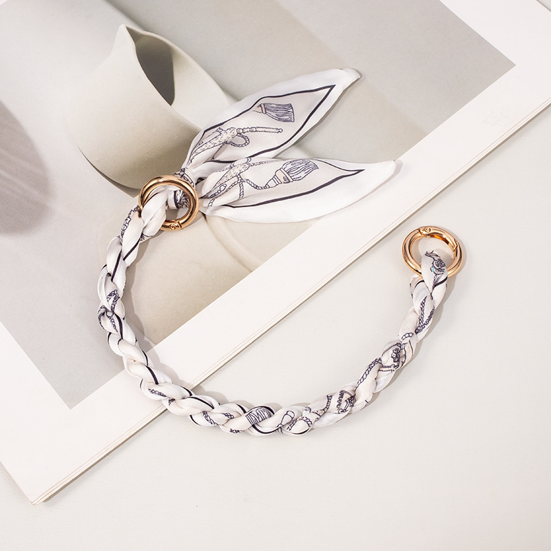Silk Scarf Bag Chain