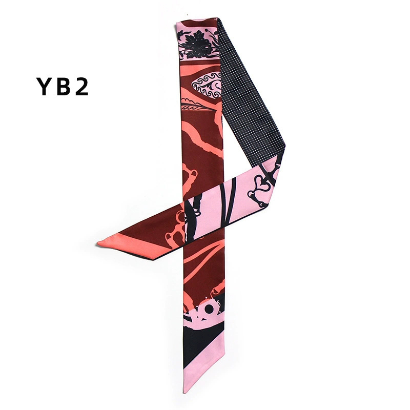 Long Silk Scarf Bag Scarves