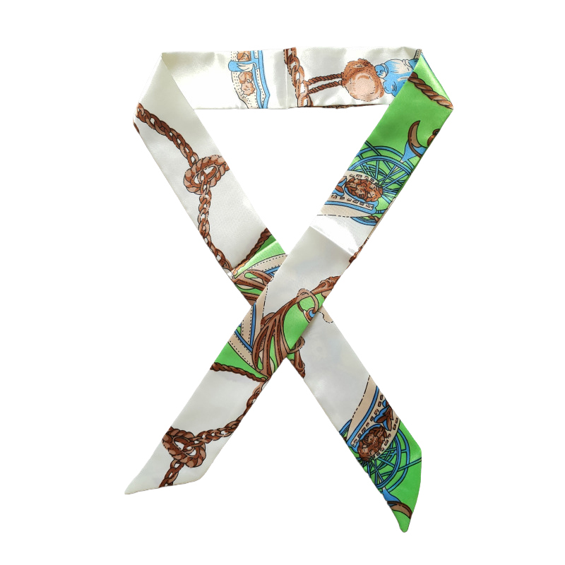 Bag Scarves Small Ribbon Decoration Ladies Scarf