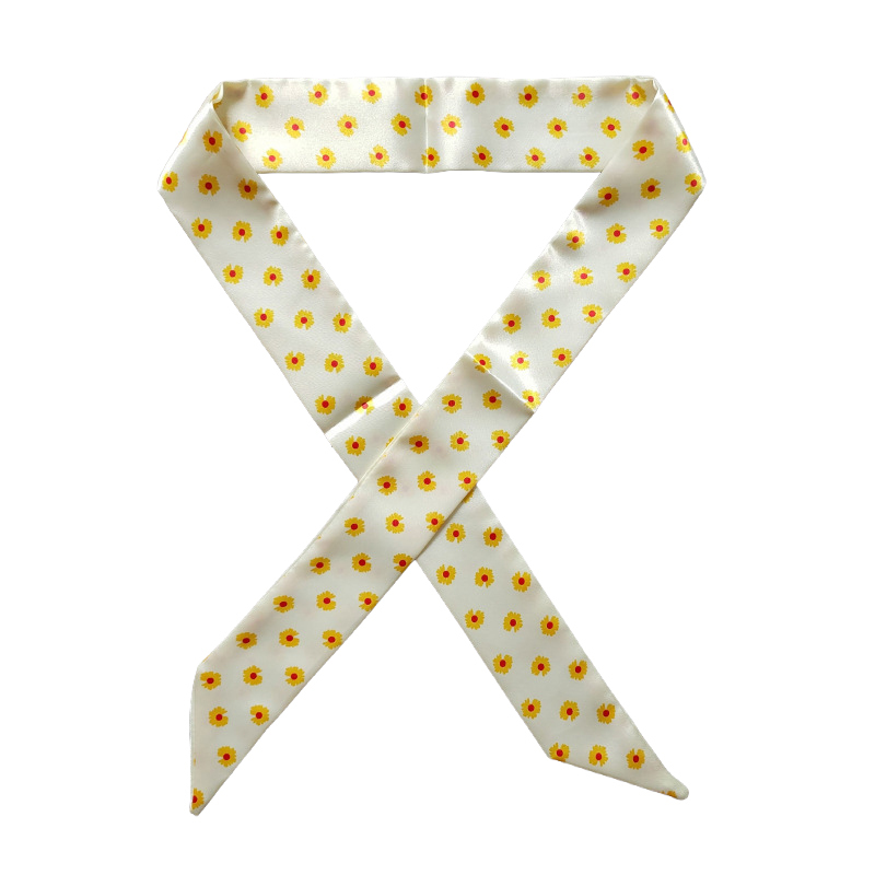 Bag Scarves Small Ribbon Decoration Ladies Scarf