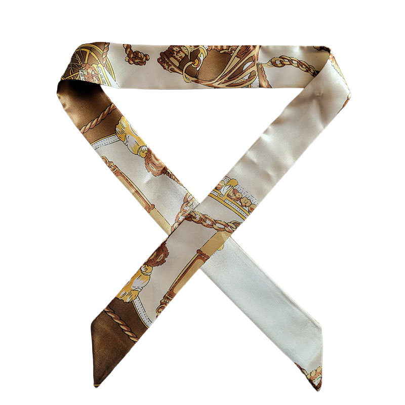 Bag Scarves Small Ribbon Decoration Ladies Scarf