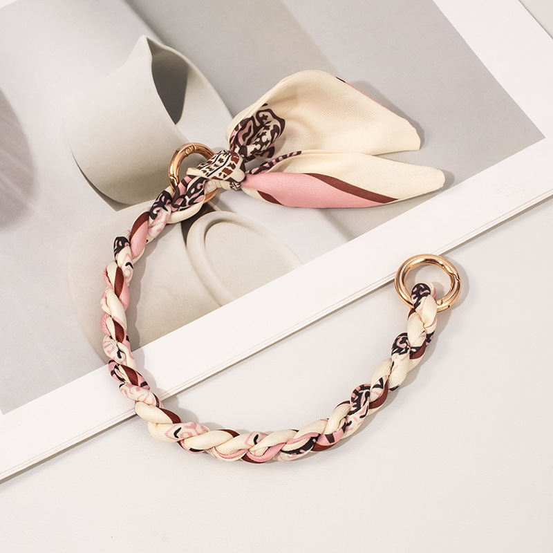 Silk Scarf Bag Chain