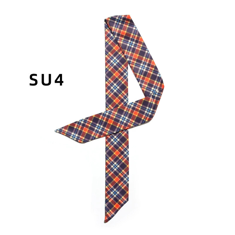 Checkered Scarf For Women Bag Scarves