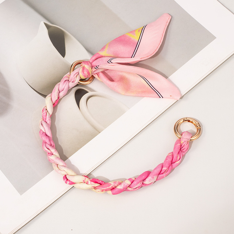 Silk Scarf Bag Chain