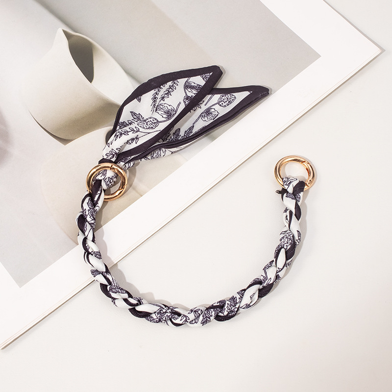 Silk Scarf Bag Chain