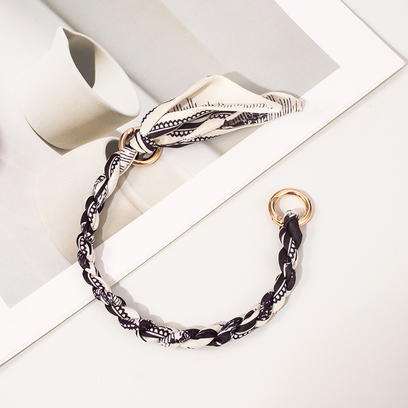 Silk Scarf Bag Chain