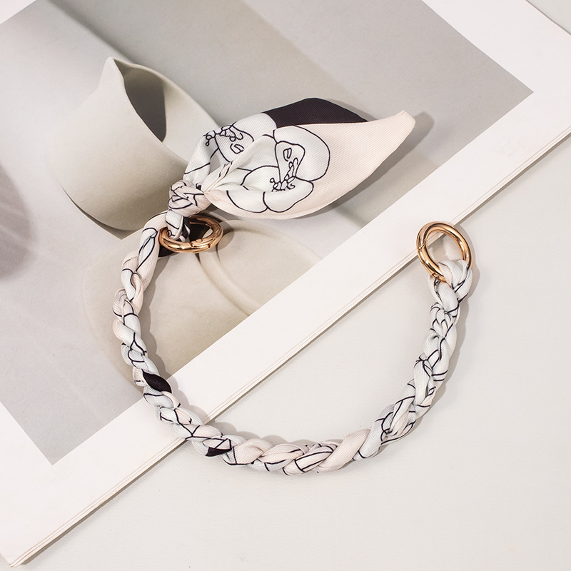Silk Scarf Bag Chain