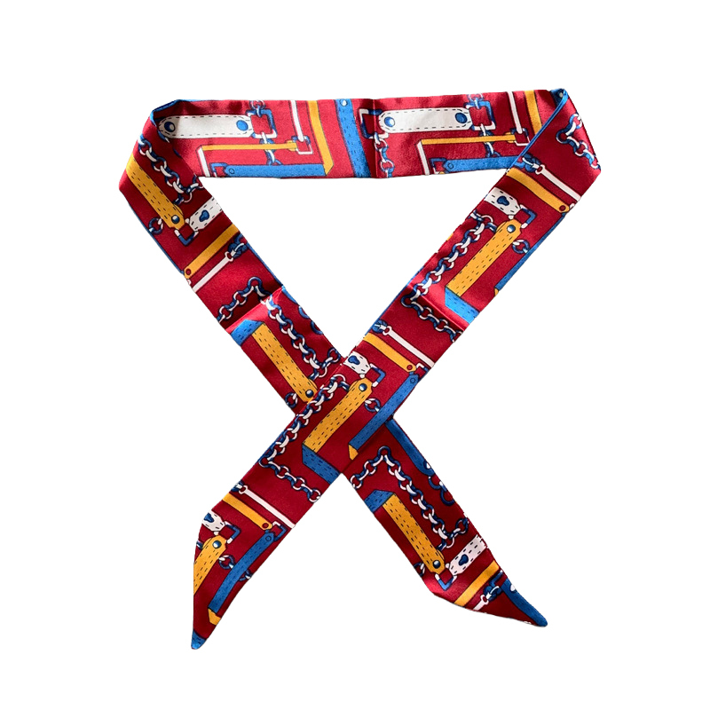Bag Scarves Small Ribbon Decoration Ladies Scarf
