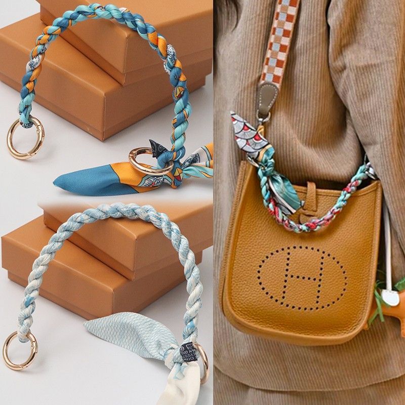 Silk Scarf Bag Chain