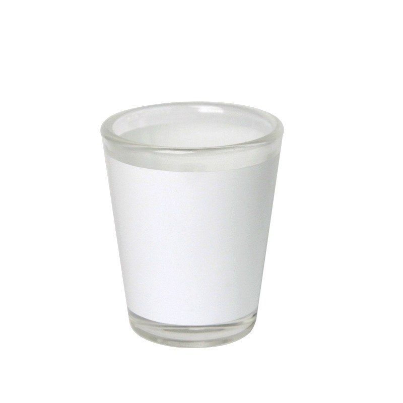 Sublimation 1.5OZ Small White Coated Wine Glass