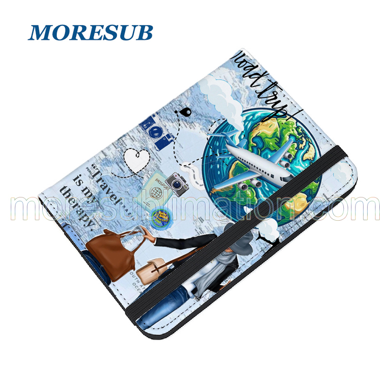 Sublimation Passport Holder Blanks Wholesale Pu Leather Passport Cover