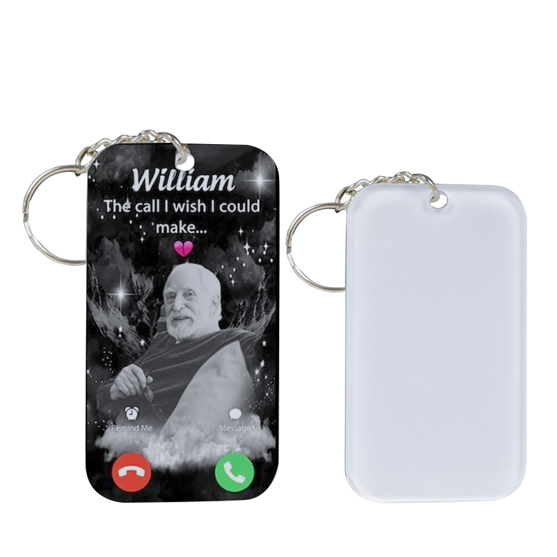 Sublimation Acrylic Keychain Blanks Wholesale Photo Keychain