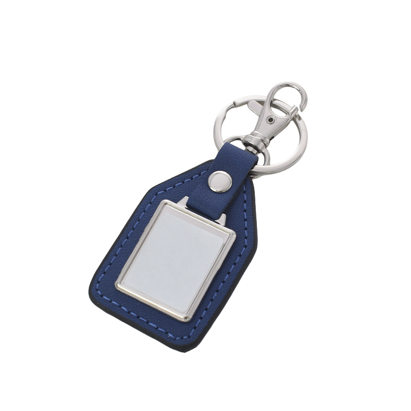 Sublimation Keychain Blank Wholesale Laser PU Leather Keychain