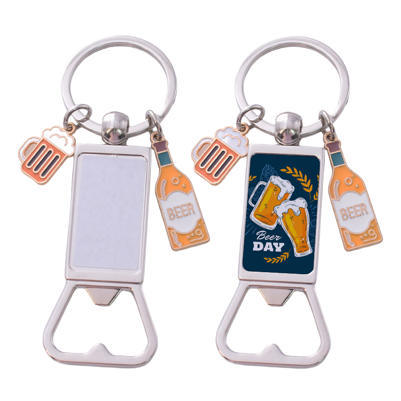 Sublimation Opener Keychain Blanks Wholesale Metal Keychain For Father