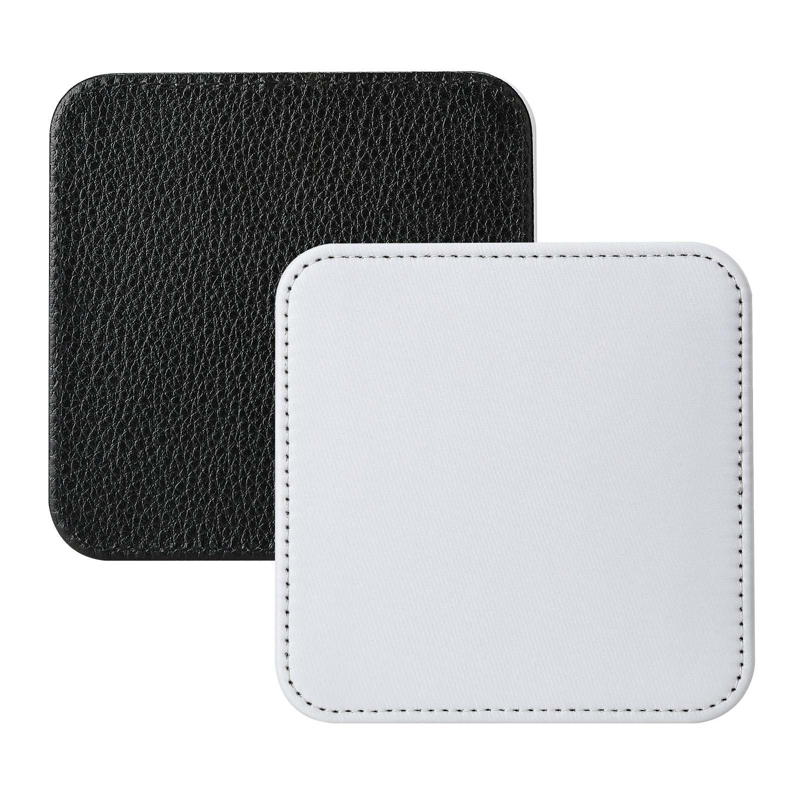 PUT01-Sublimation PU Leather Mug Coaster